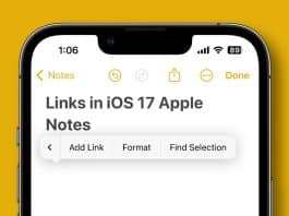 Enlaza notas con iOS 17