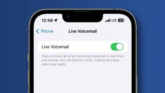 Live Voicemail de iOS 17