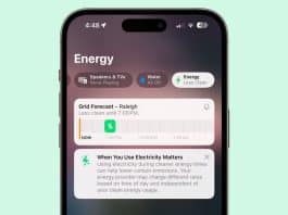 iOS 17 función para energía más limpia