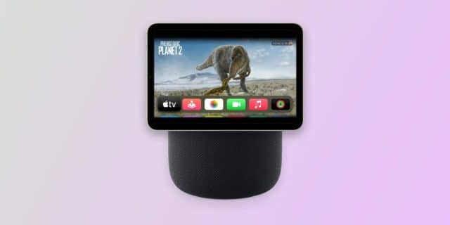 Apple HomePod pantalla