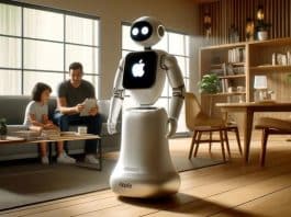 Concepto de robótica personal para el hogar de Apple
