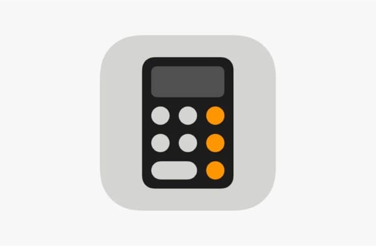 Icono de Calculadora en Apple