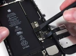Extracción de una batería de iPhone