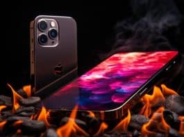 iPhone en llamas