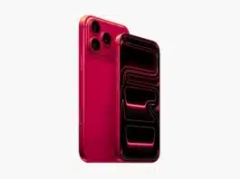 iPhone 18 Pro rojo oscuro